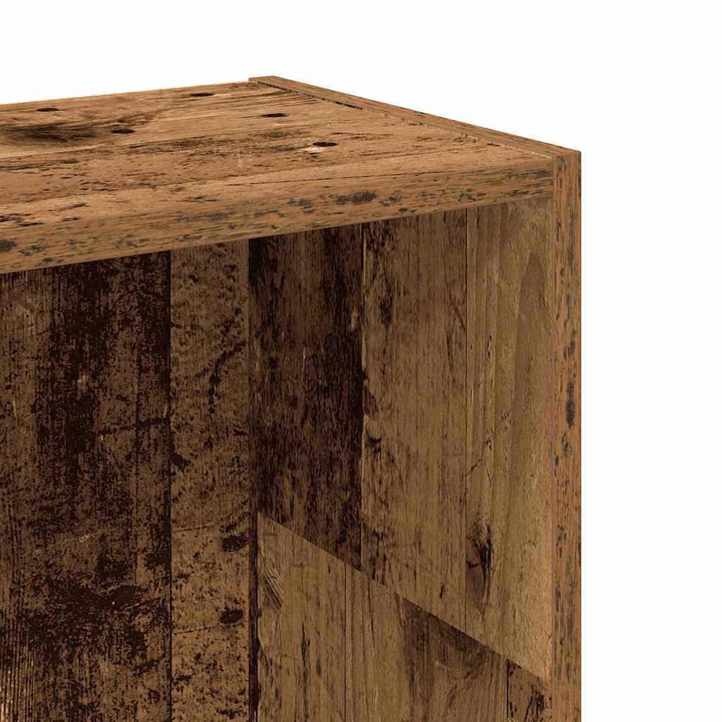 vidaXL Regał, stare drewno, 80x24x109 cm, materiał drewnopochodny