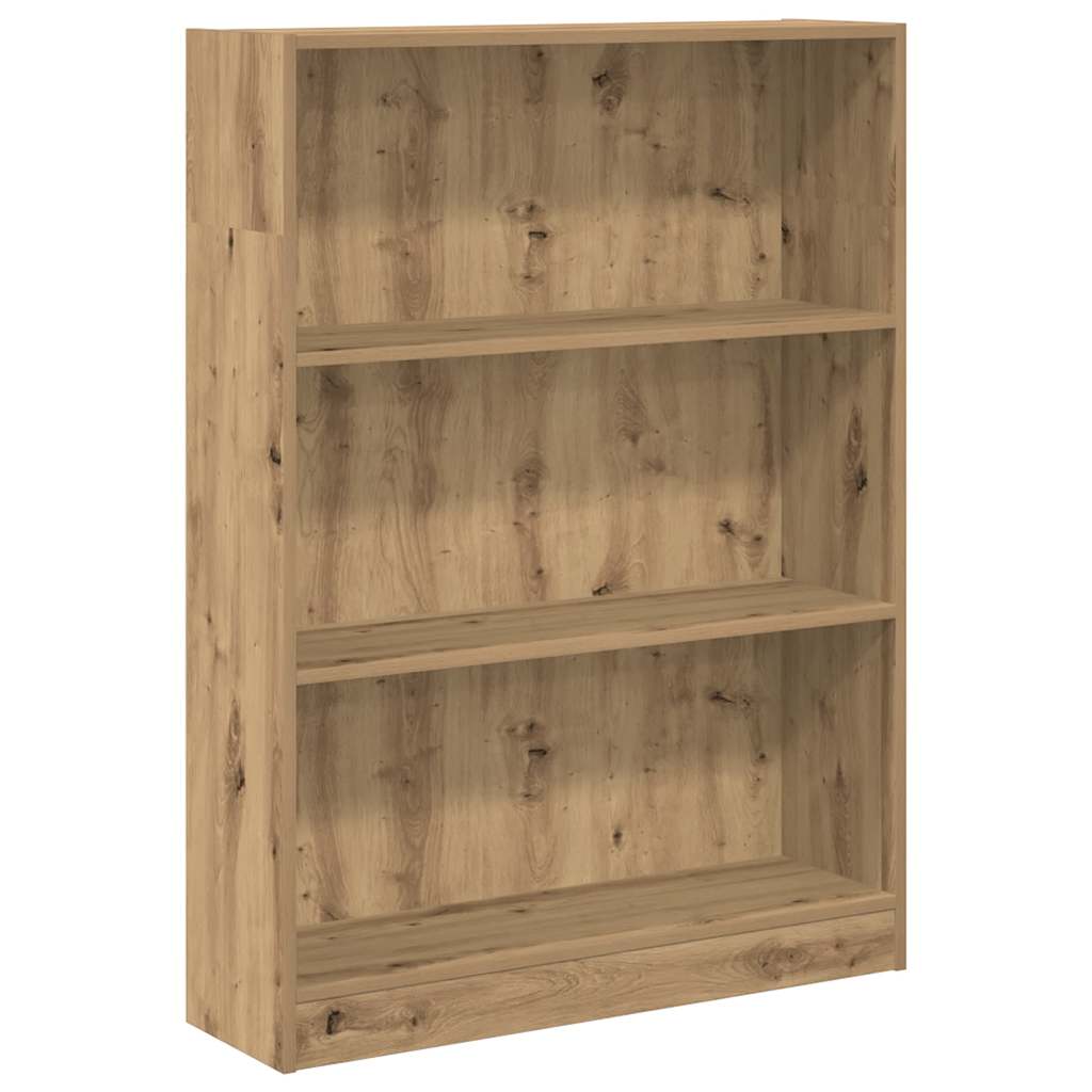 vidaXL Regał, dąb artisian, 80x24x109 cm, materiał drewnopochodny