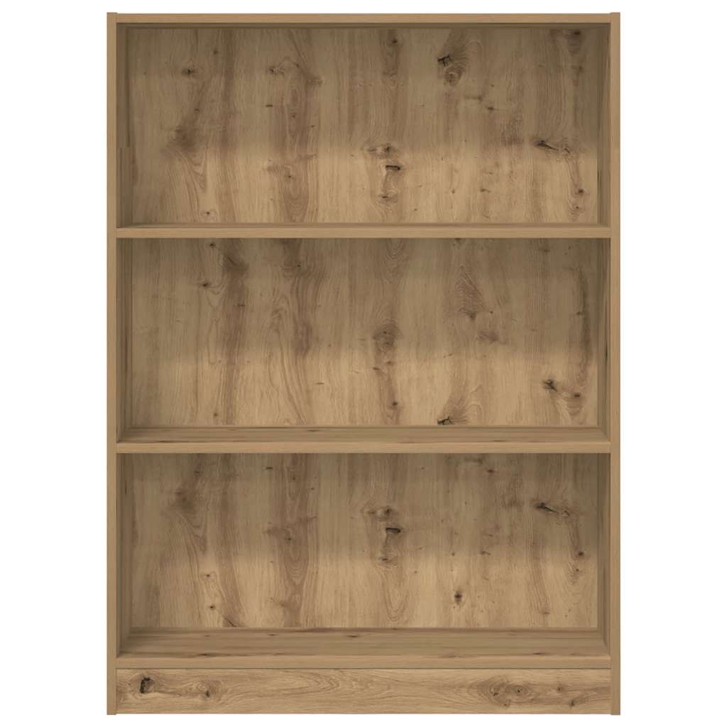 vidaXL Regał, dąb artisian, 80x24x109 cm, materiał drewnopochodny