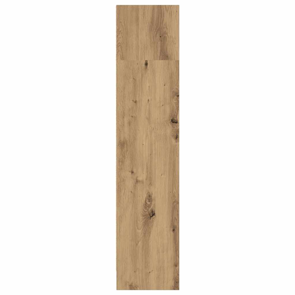 vidaXL Regał, dąb artisian, 80x24x109 cm, materiał drewnopochodny