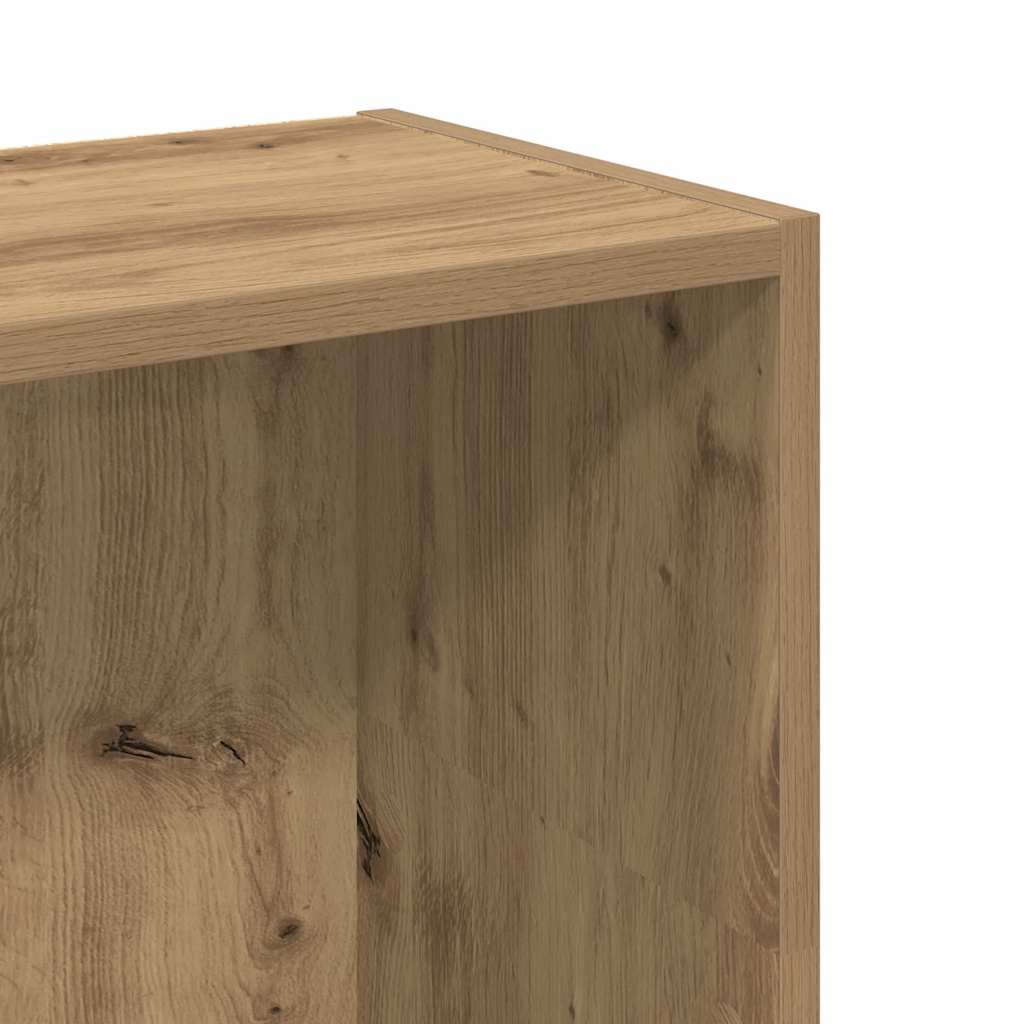 vidaXL Regał, dąb artisian, 80x24x109 cm, materiał drewnopochodny