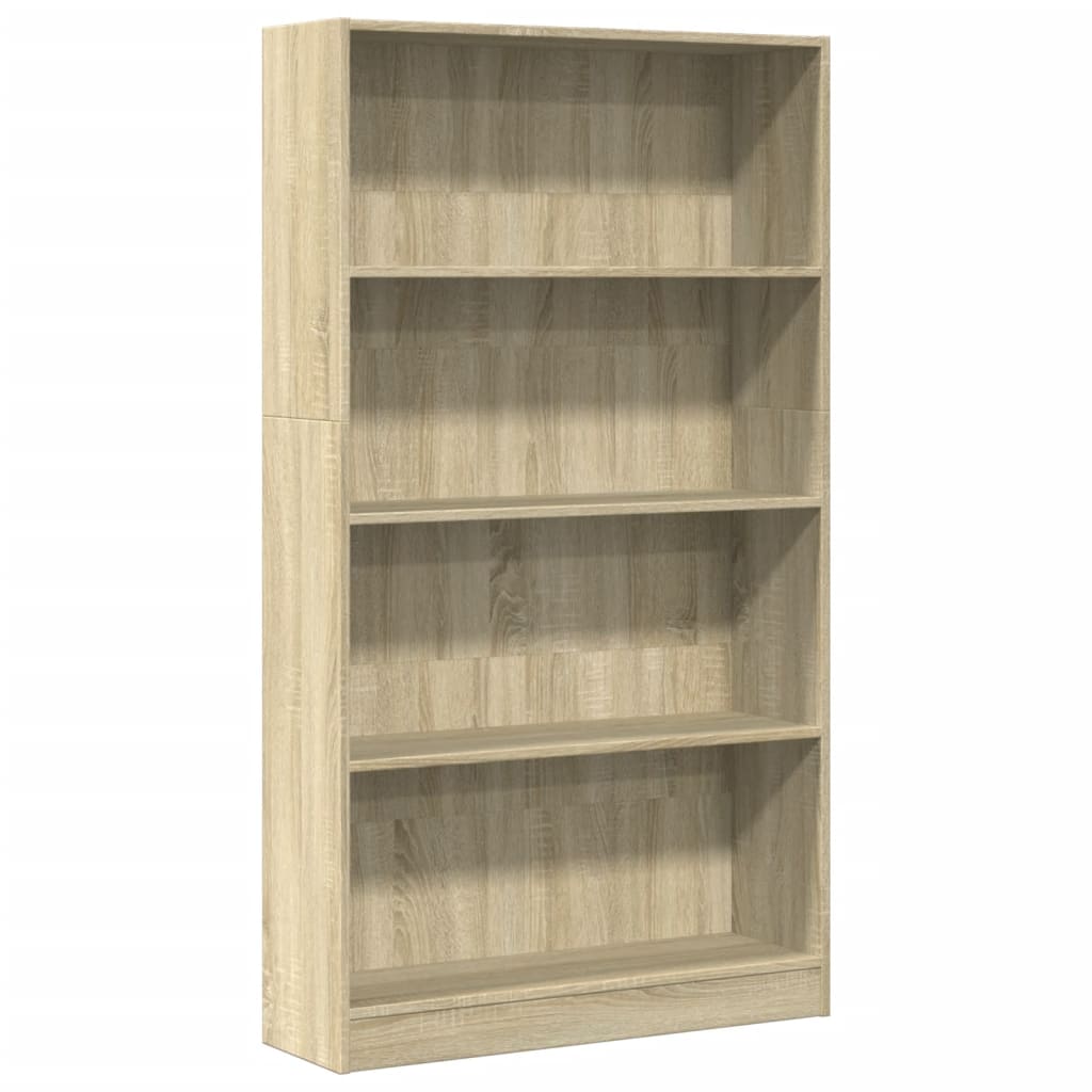 vidaXL Regał, dąb sonoma, 80x24x143 cm, materiał drewnopochodny