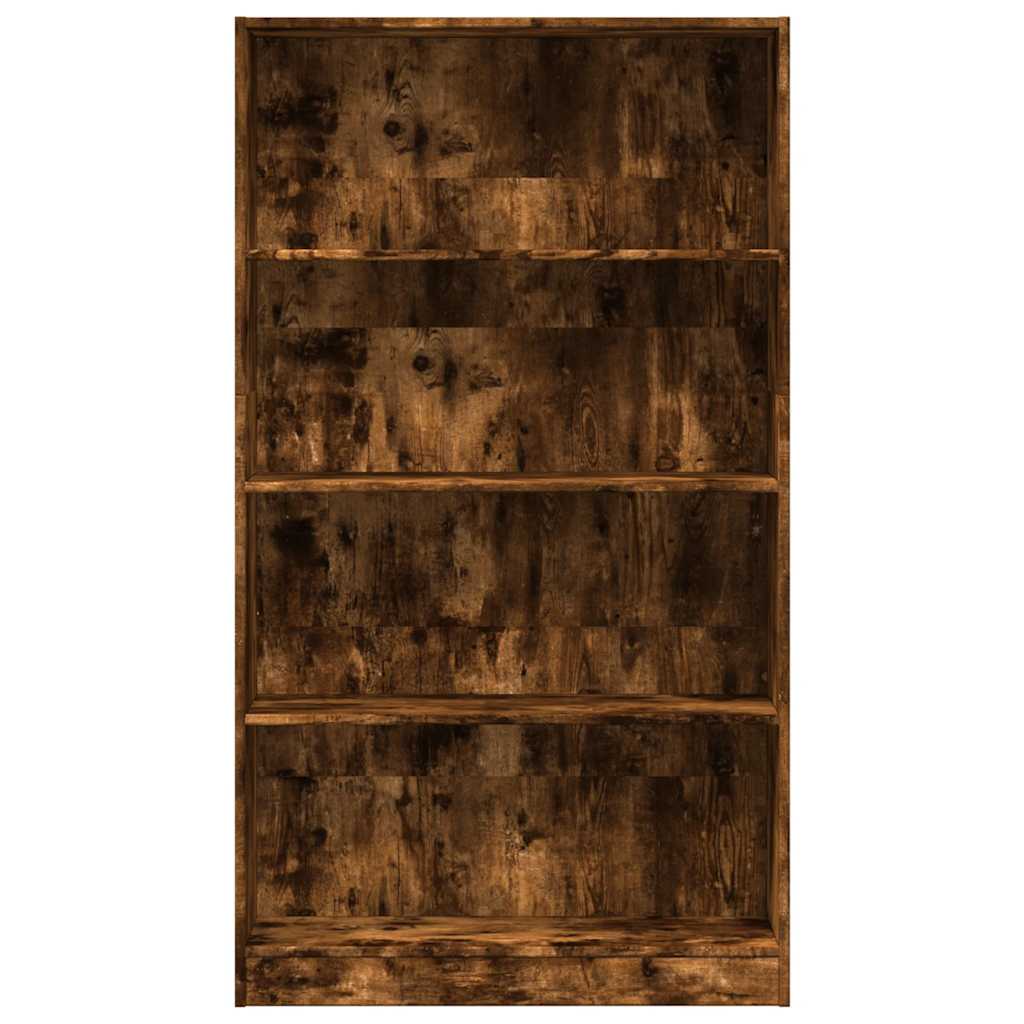 vidaXL Regał, przydymiony dąb, 80x24x143 cm, materiał drewnopochodny