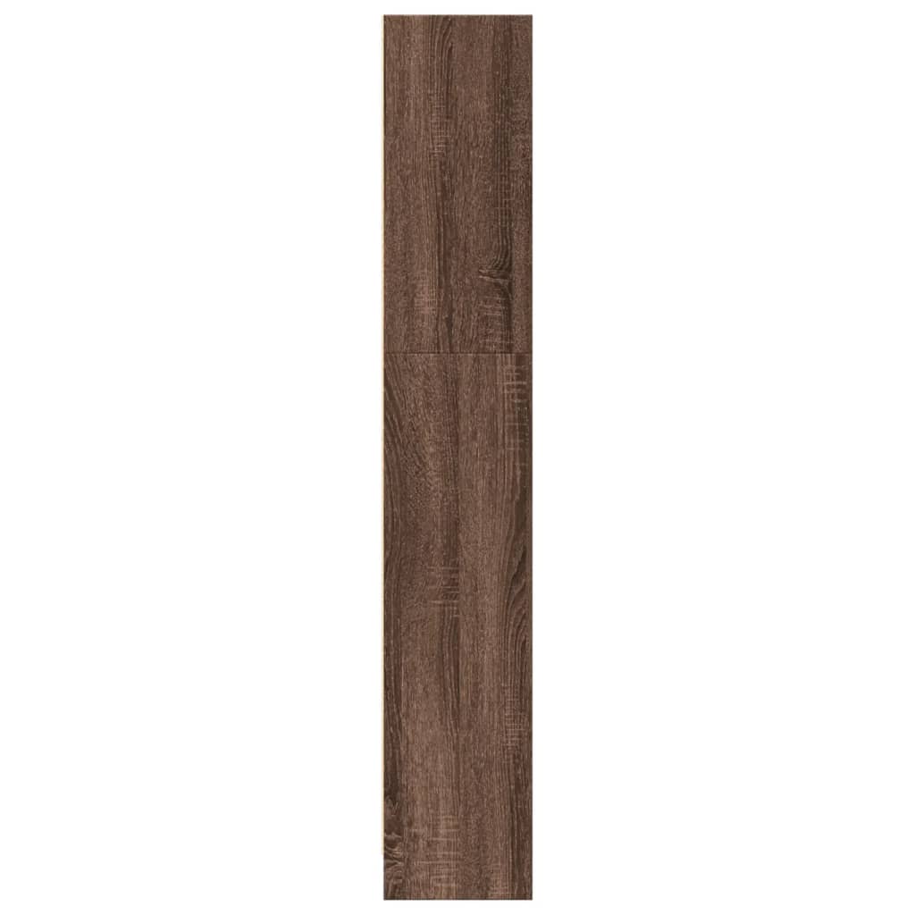vidaXL Regał, brązowy dąb, 80x24x143 cm, materiał drewnopochodny