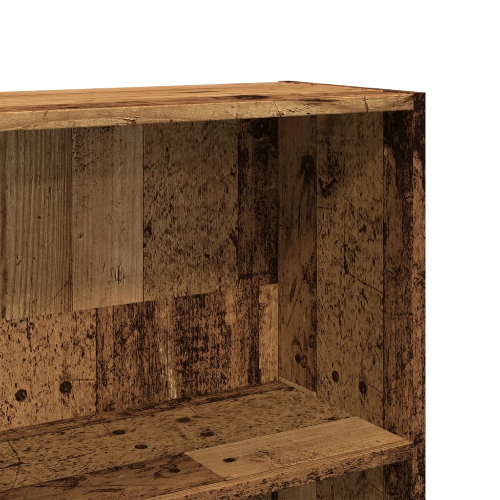 vidaXL Regał, stare drewno, 80x24x143 cm, materiał drewnopochodny