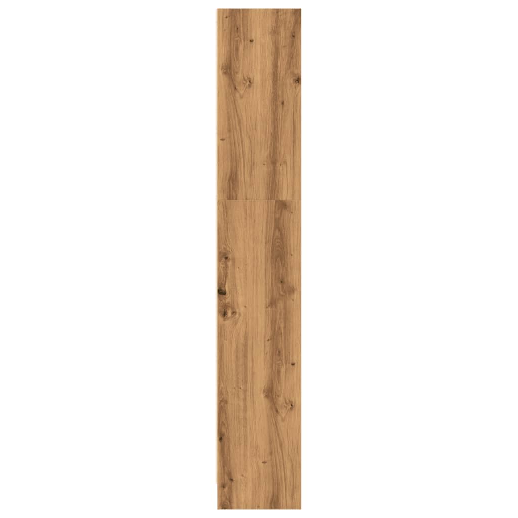 vidaXL Regał, dąb artisian, 80x24x143 cm, materiał drewnopochodny