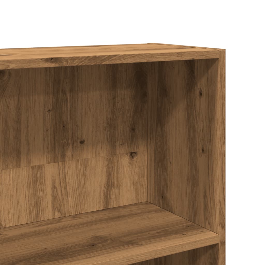 vidaXL Regał, dąb artisian, 80x24x143 cm, materiał drewnopochodny