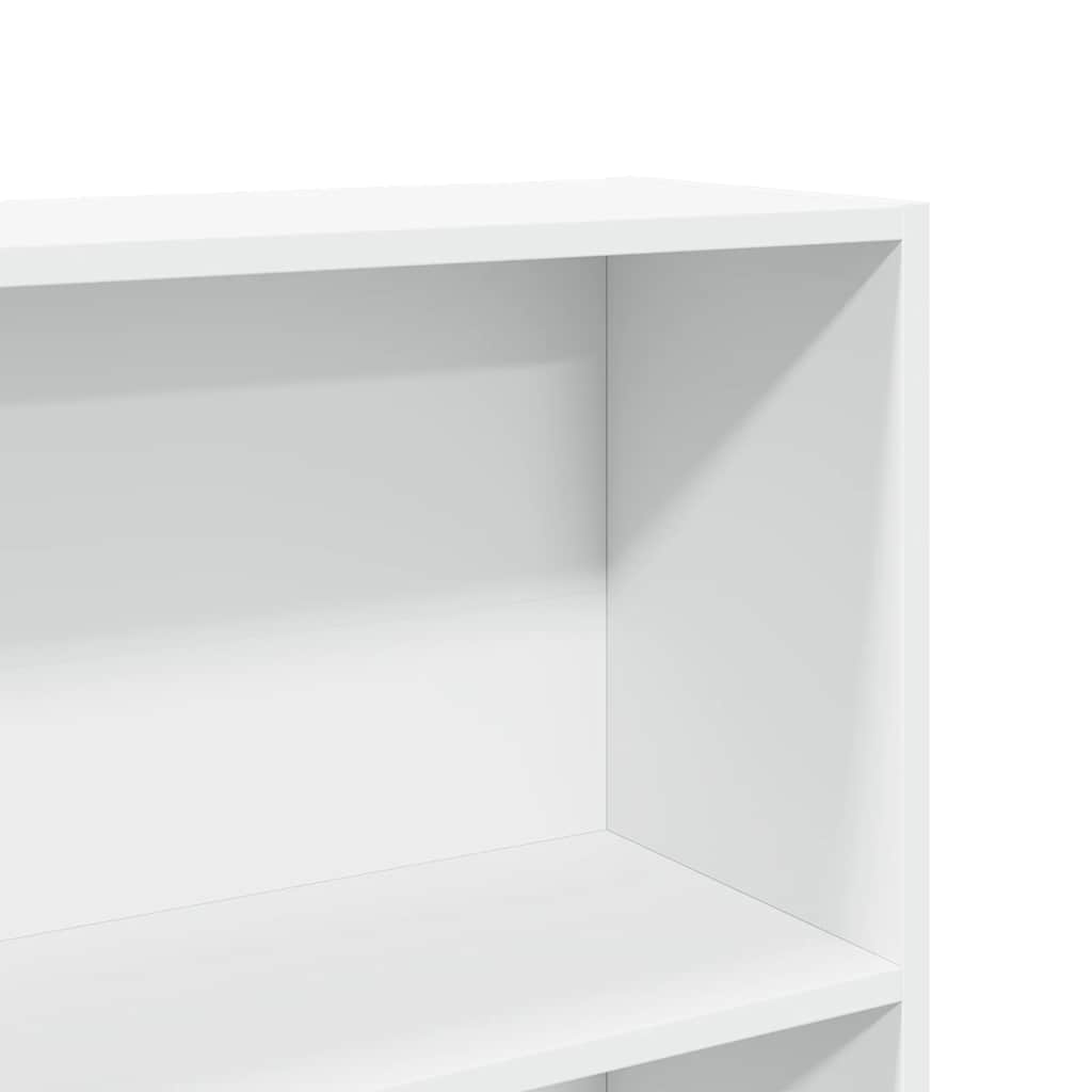 vidaXL Regał, biały, 80x24x176 cm, materiał drewnopochodny