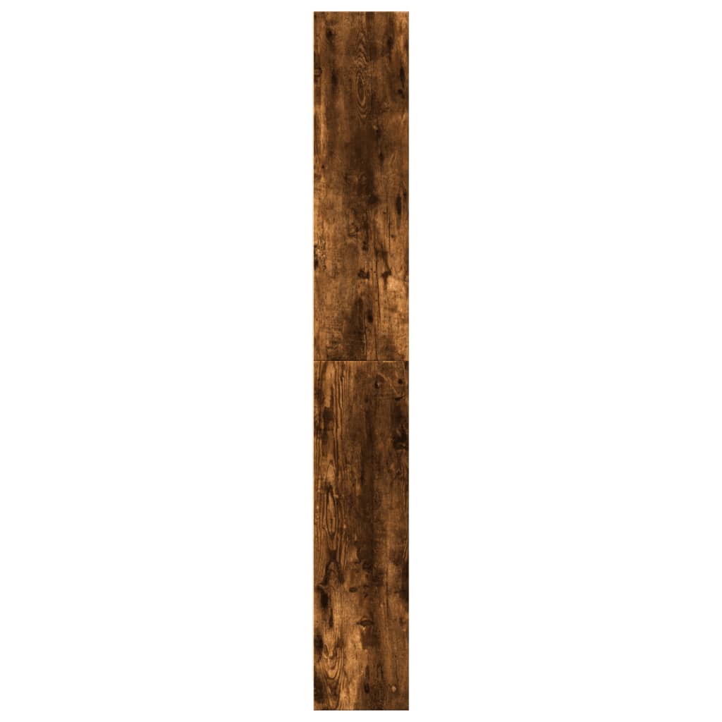 vidaXL Regał, przydymiony dąb, 80x24x176 cm, materiał drewnopochodny