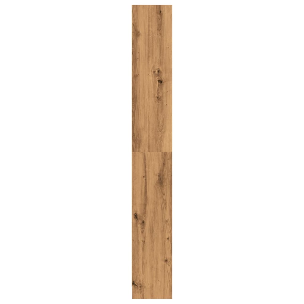 vidaXL Regał, dąb artisian, 80x24x176 cm, materiał drewnopochodny