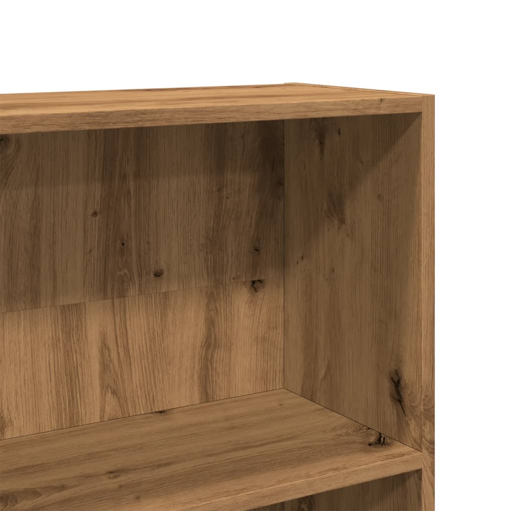 vidaXL Regał, dąb artisian, 80x24x176 cm, materiał drewnopochodny