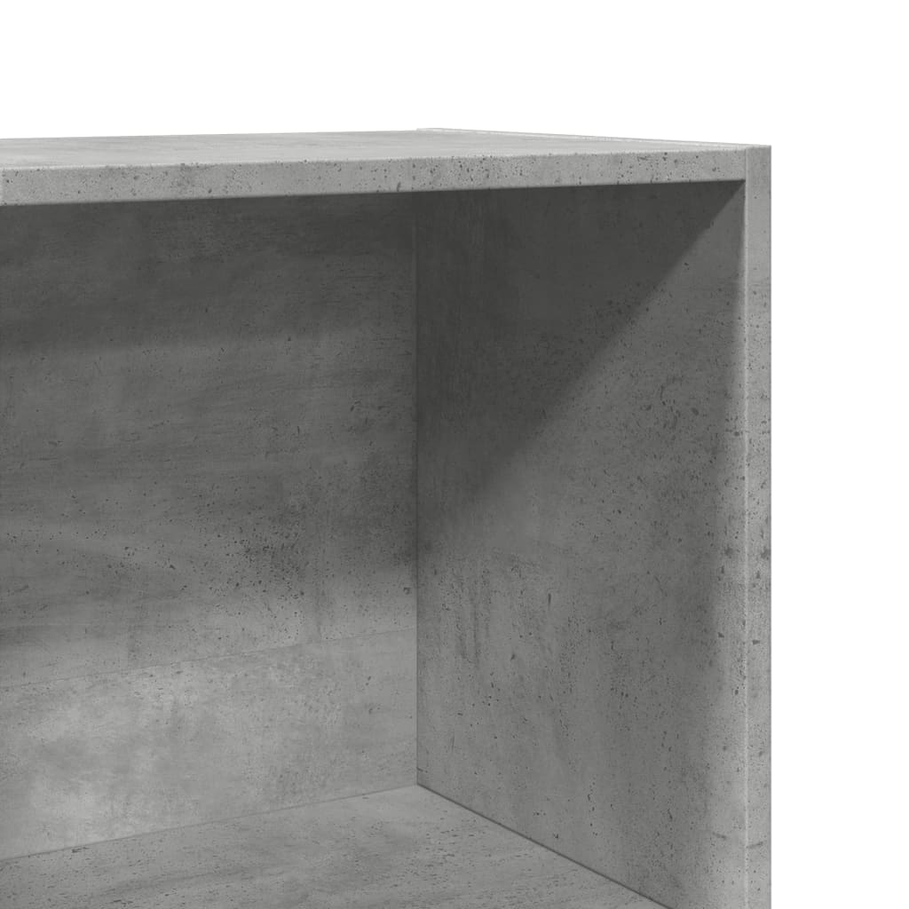 vidaXL Regał na książki, szarość betonu, 40x30x114 cm
