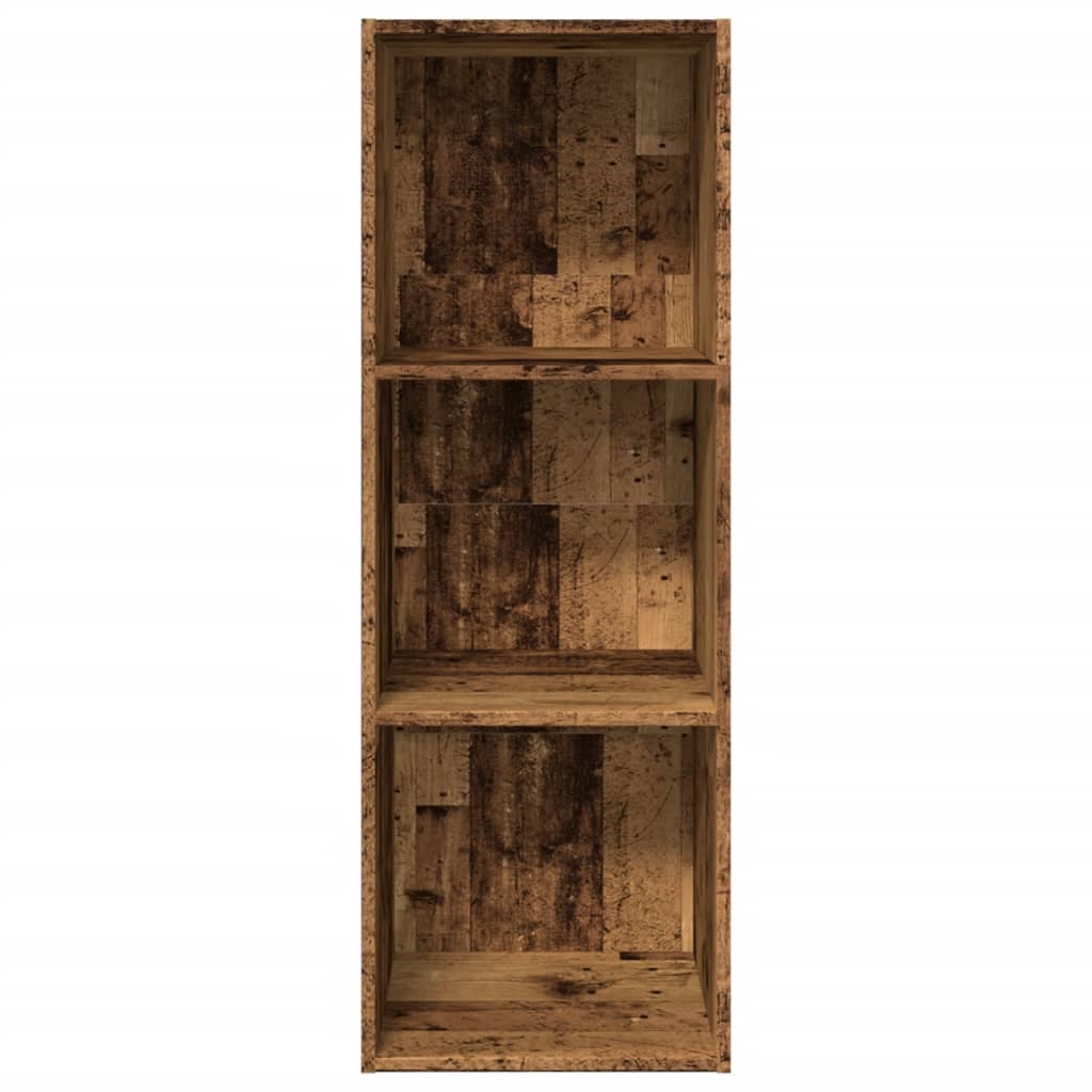 vidaXL Regał na książki, stare drewno, 40x30x114 cm