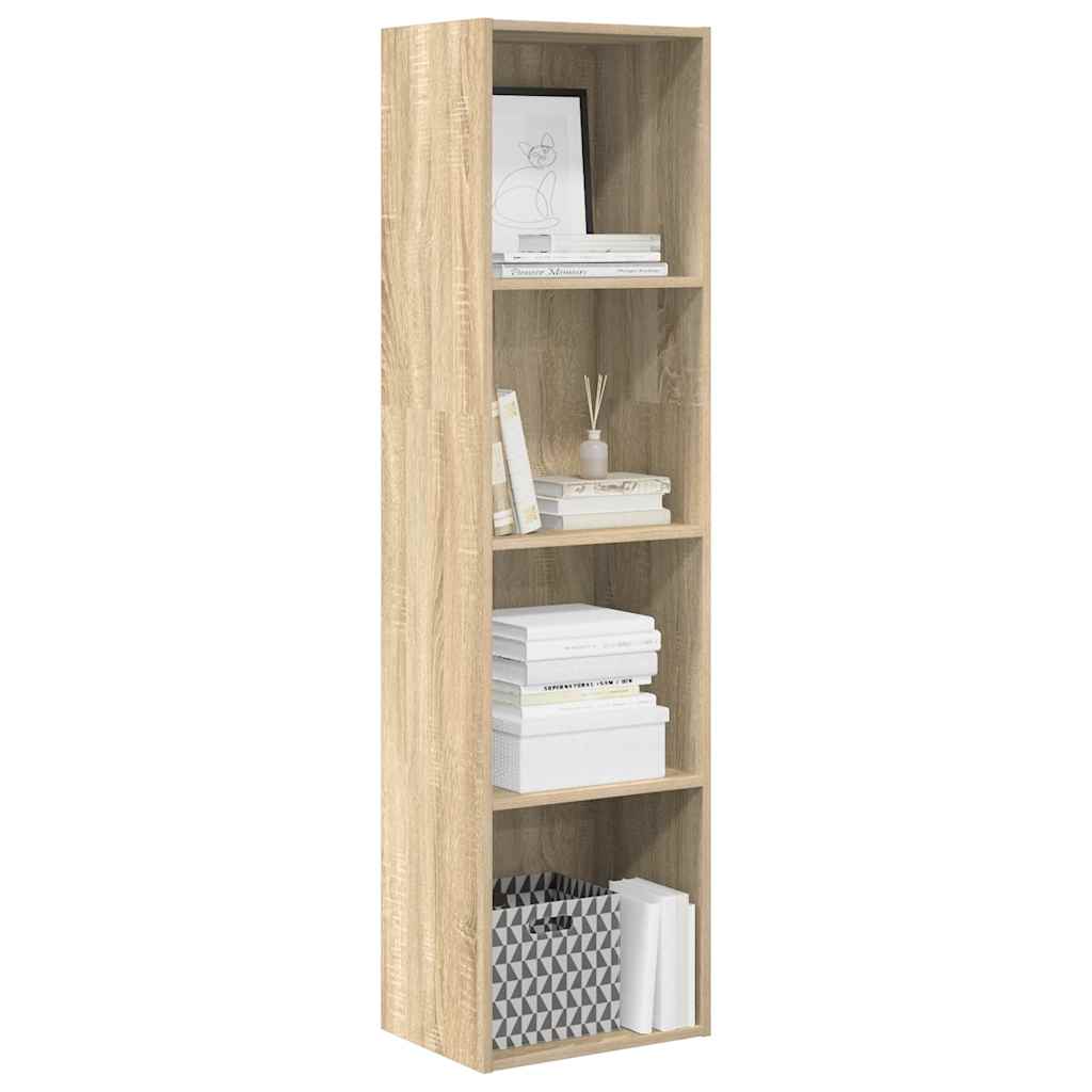 vidaXL Regał na książki, dąb sonoma, 40x30x152 cm