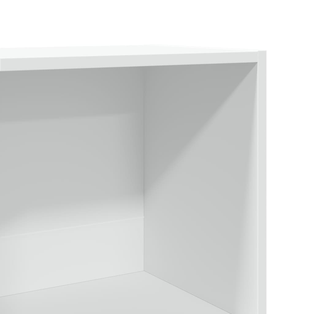 vidaXL Regał na książki, biały, 40x30x189 cm, materiał drewnopochodny