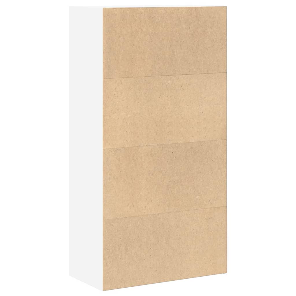 vidaXL Regał na książki, biały, 60x30x114 cm, materiał drewnopochodny