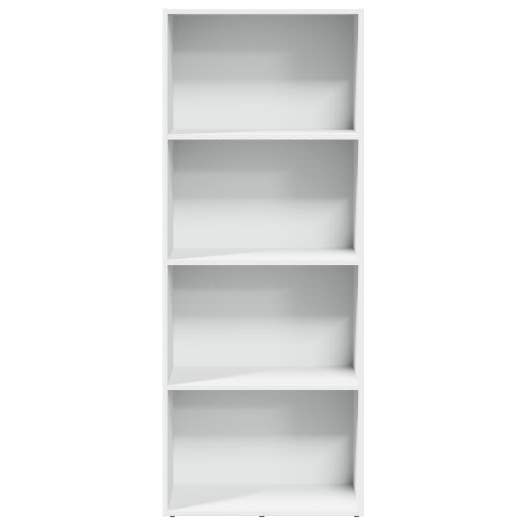 vidaXL Regał na książki, biały, 60x30x152 cm, materiał drewnopochodny