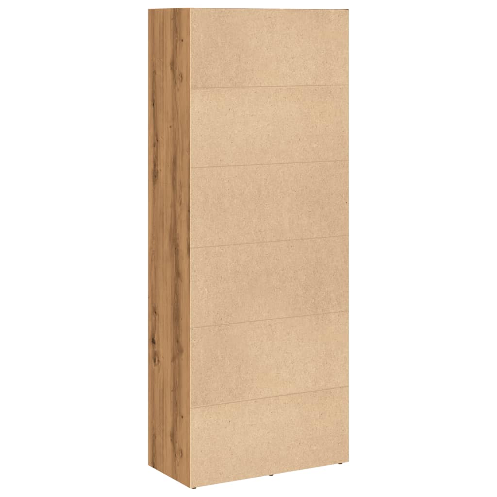 vidaXL Regał na książki, dąb artisian, 60x30x152 cm