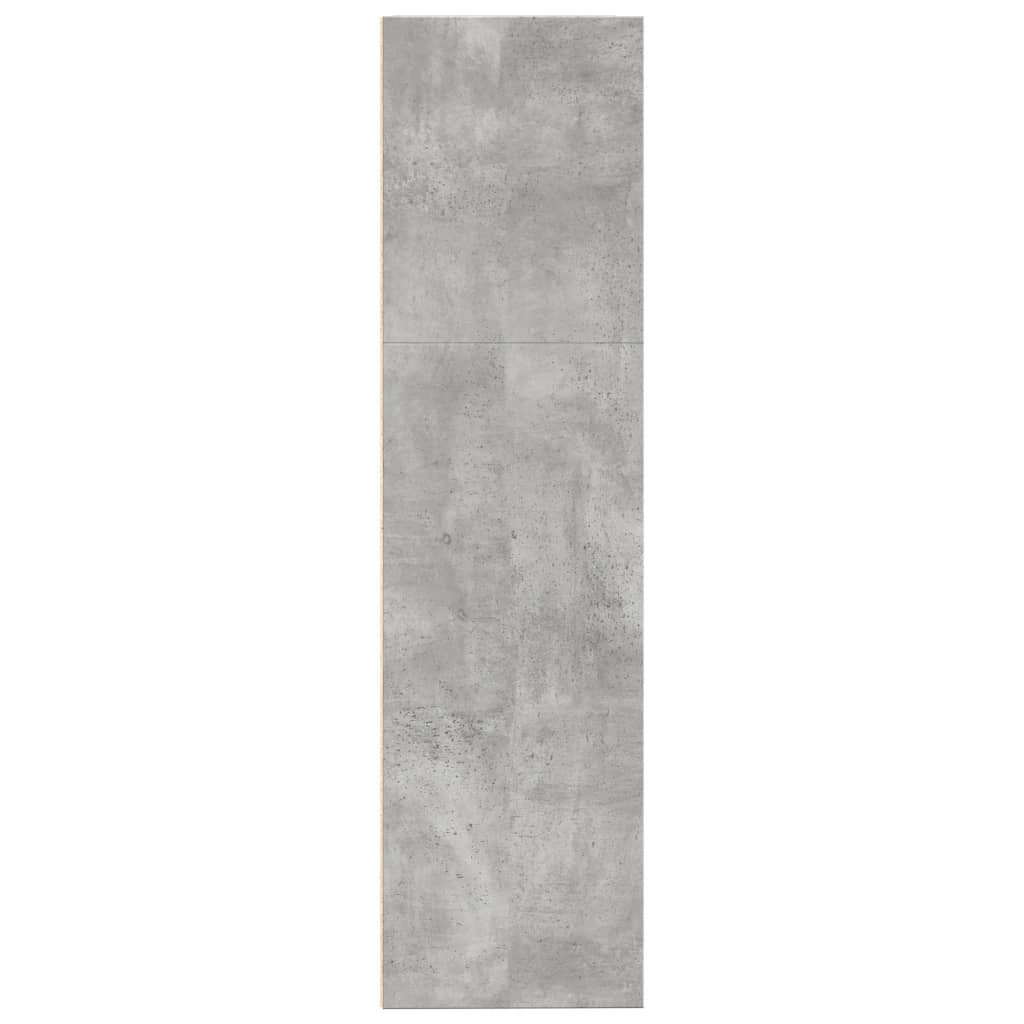 vidaXL Regał na książki, szarość betonu, 80x30x114 cm