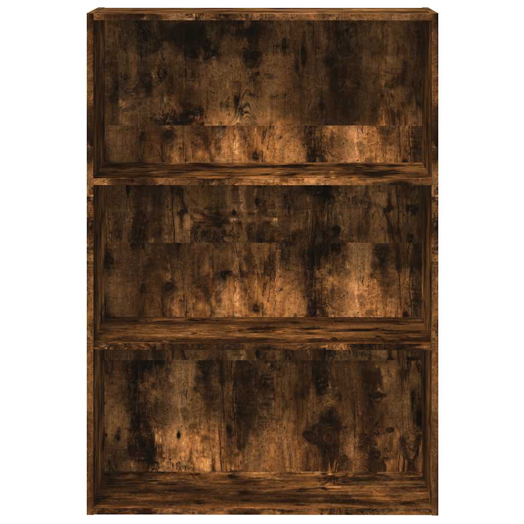 vidaXL Regał na książki, przydymiony dąb, 80x30x114 cm