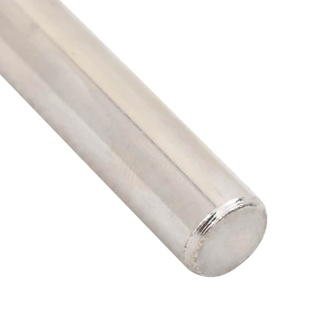 vidaXL Wsporniki półek pływających, 12 szt., Ø10x100 mm, stal węglowa
