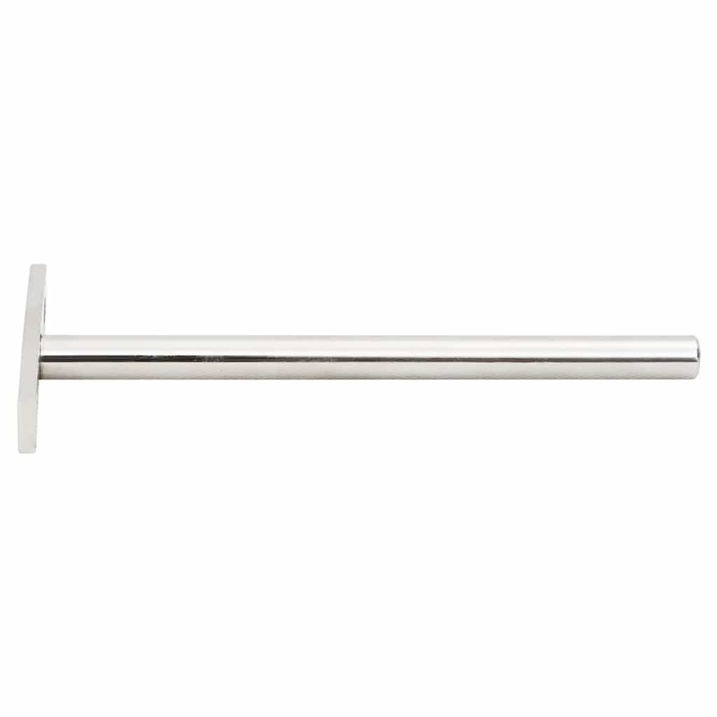 vidaXL Wsporniki półek pływających, 12 szt., Ø10x150 mm, stal węglowa