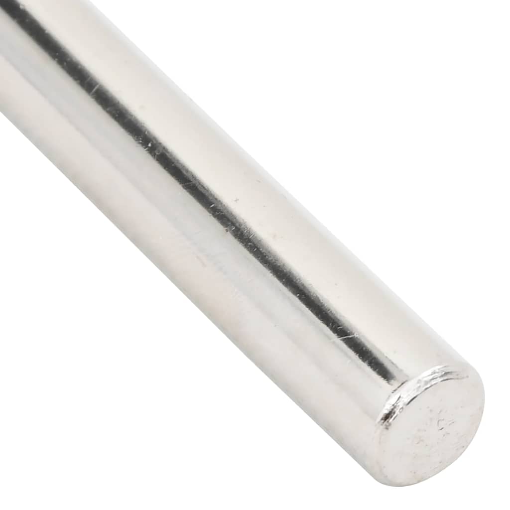 vidaXL Wsporniki półek pływających, 12 szt., Ø10x150 mm, stal węglowa