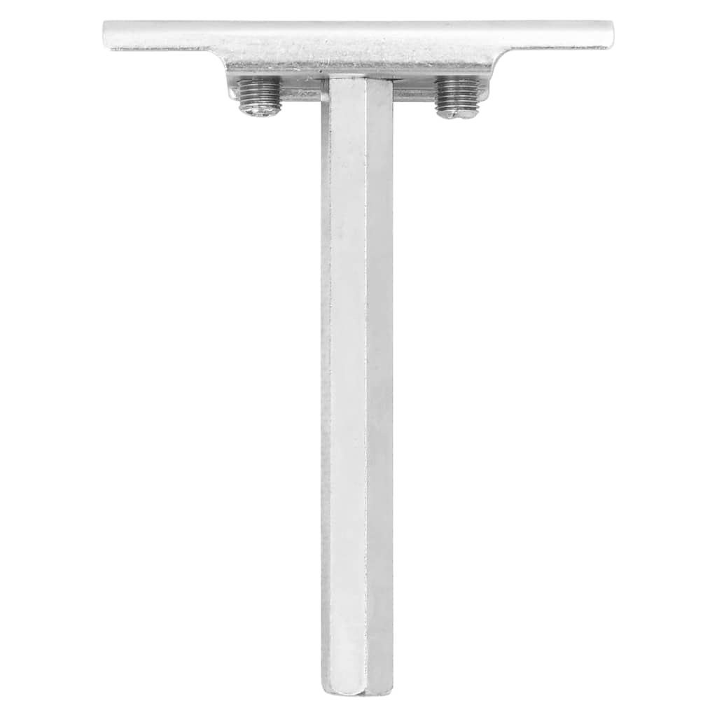 vidaXL Wsporniki półek pływających, 12 szt., Ø12x100 mm, stal węglowa