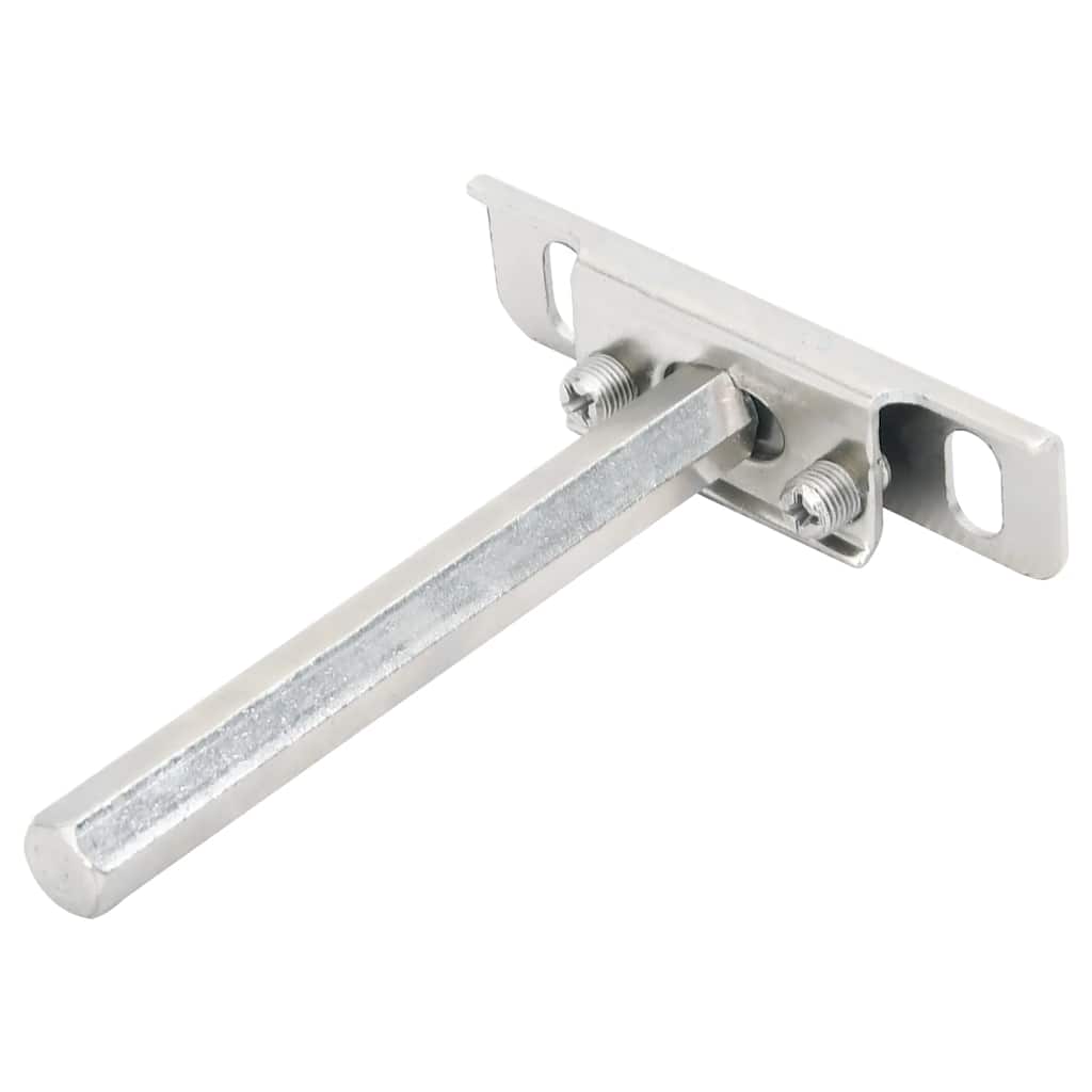 vidaXL Wsporniki półek pływających, 12 szt., Ø12x100 mm, stal węglowa