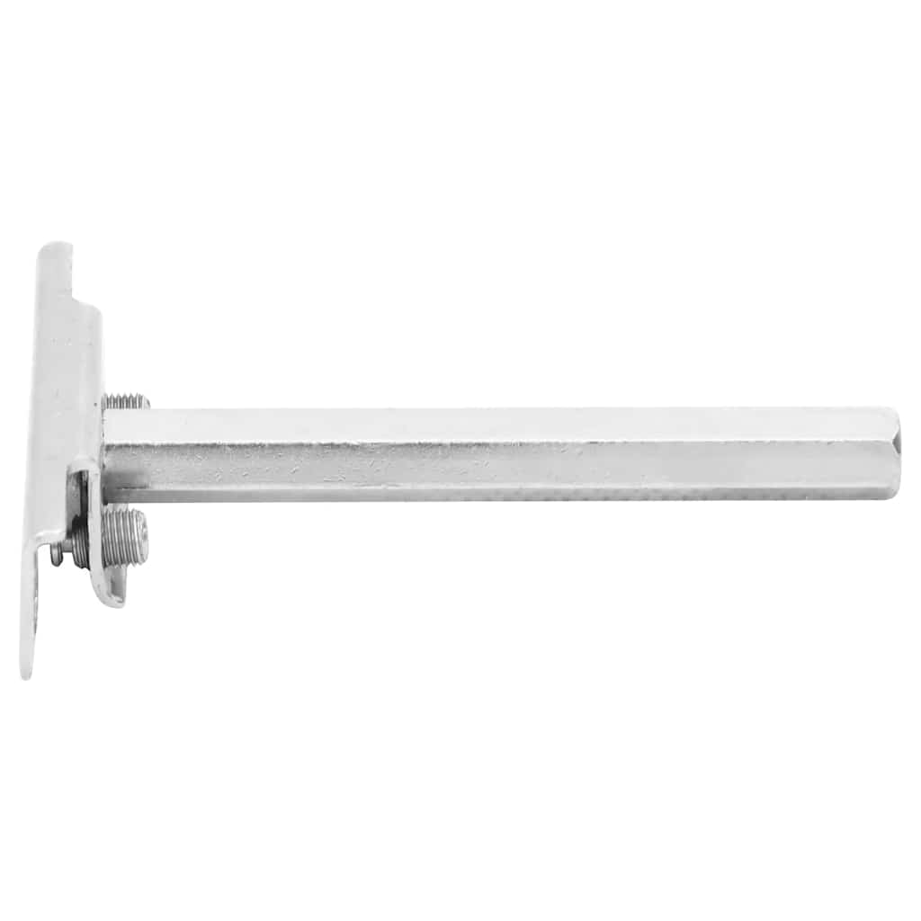 vidaXL Wsporniki półek pływających, 12 szt., Ø12x100 mm, stal węglowa