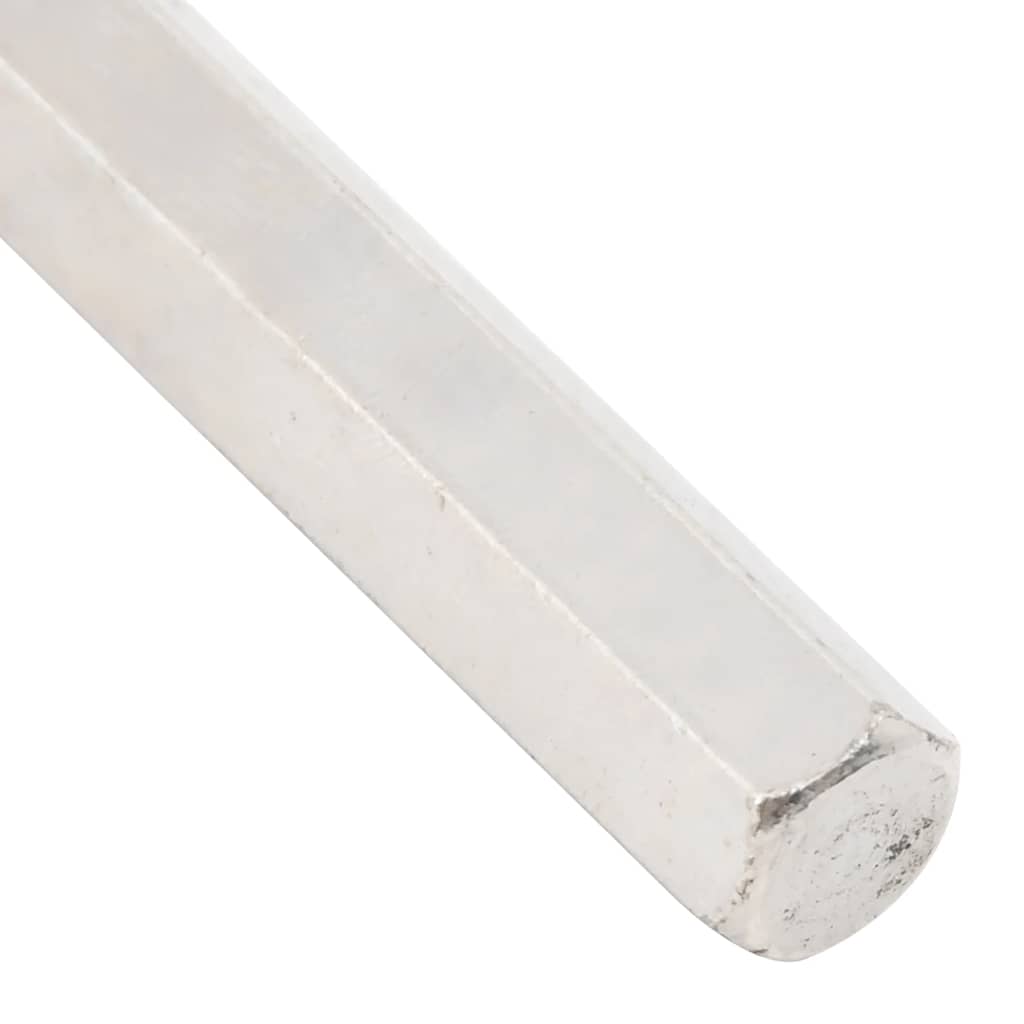 vidaXL Wsporniki półek pływających, 12 szt., Ø12x200 mm, stal węglowa