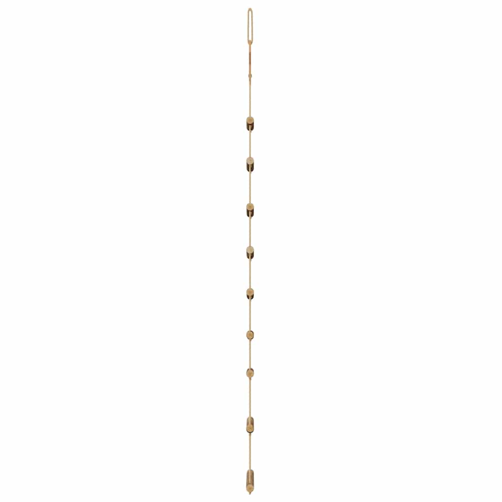 vidaXL Wiszące choinki z gwiazdami na czubku, 2 szt., 55x120 cm, naturalna gałązka