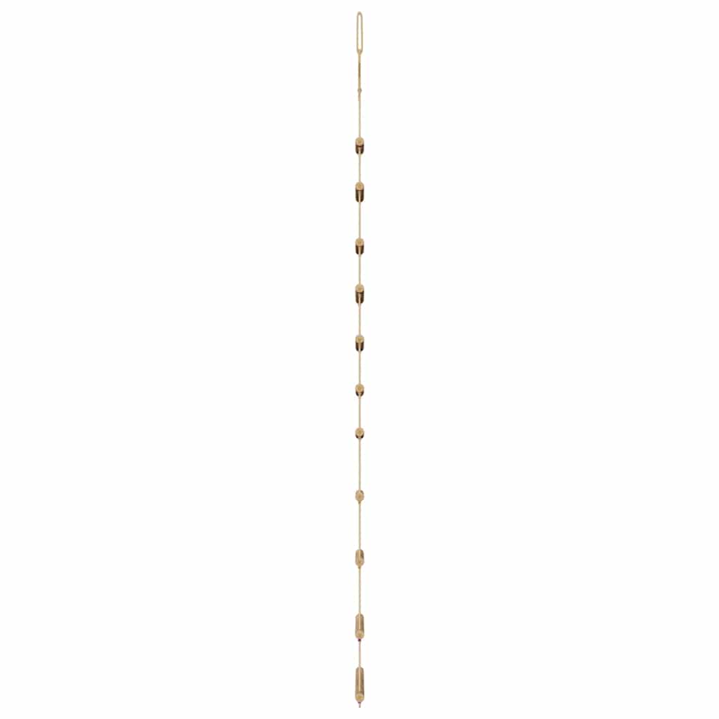 vidaXL Wisząca choinka z gwiazdą na czubku 74x150 cm Naturalna gałąź