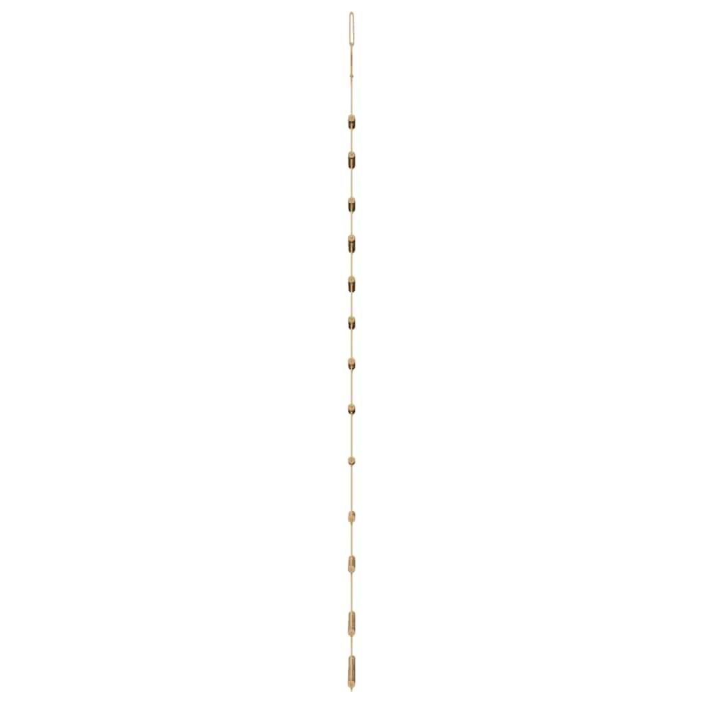 vidaXL Wisząca choinka z gwiazdą na czubku 86x180 cm Naturalna gałąź