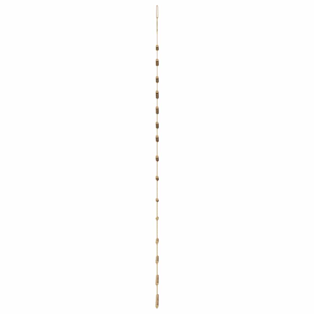vidaXL Wisząca choinka z gwiazdą na czubku 100x210 cm Naturalna gałąź