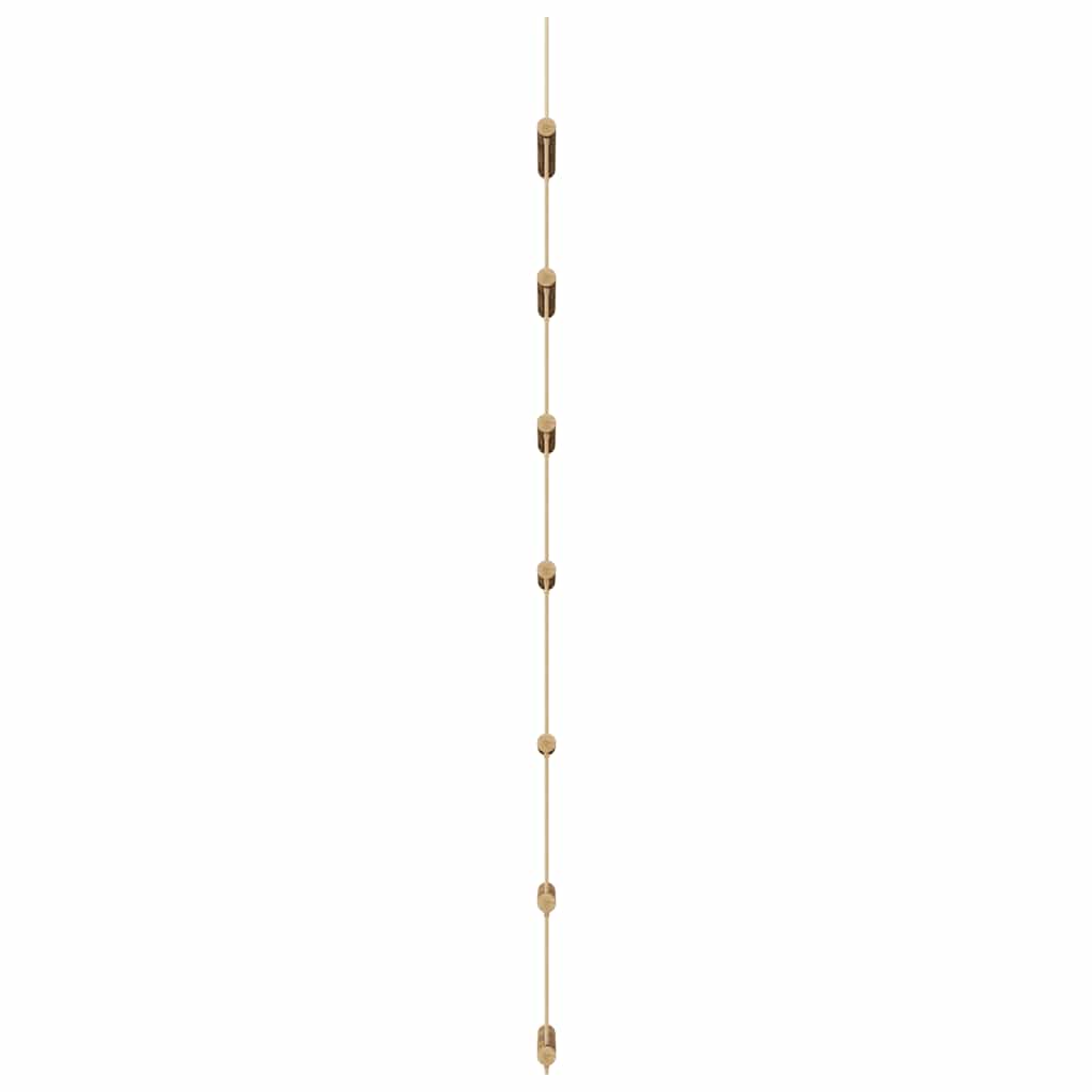 vidaXL Dekoracje ścienne, drabinka, 2 szt., 30x100 cm, naturalna gałąź