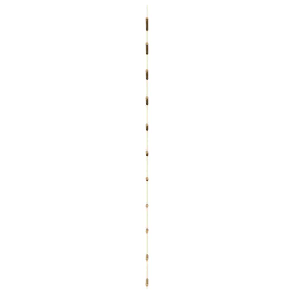 vidaXL Dekoracje ścienne, drabinka, 2 szt., 50x200 cm, naturalna gałąź
