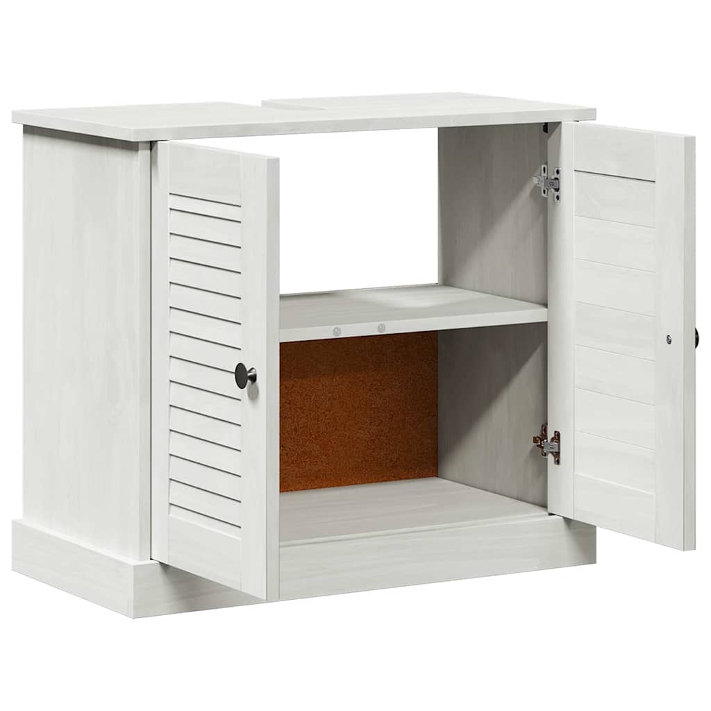 vidaXL Szafka umywalkowa VIGO Biały i Biały Antyk 68 x 34 x 59 cm