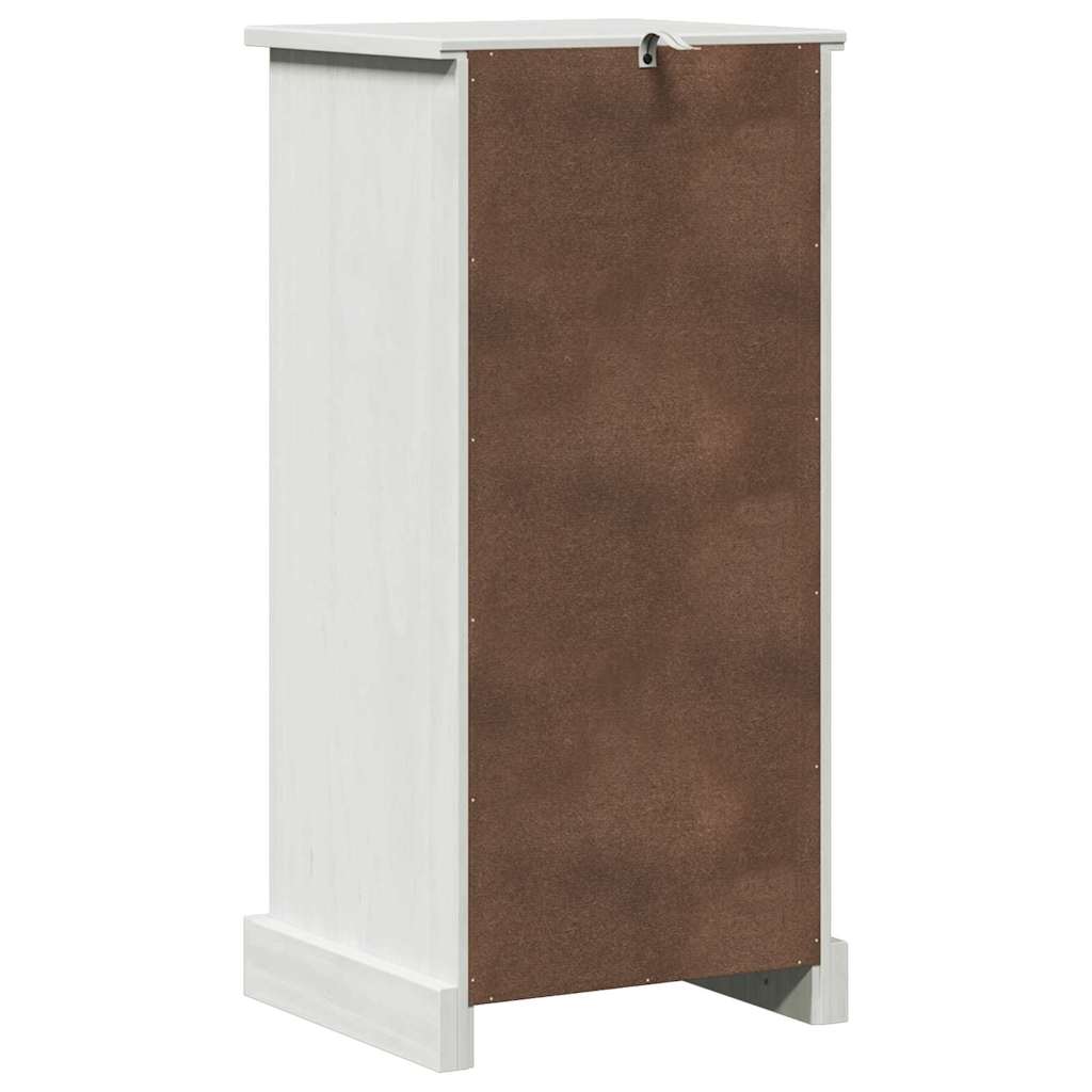 vidaXL Szafka Łazienkowa VIGO Biały i Biały Antyk 37,5 x 34 x 80 cm