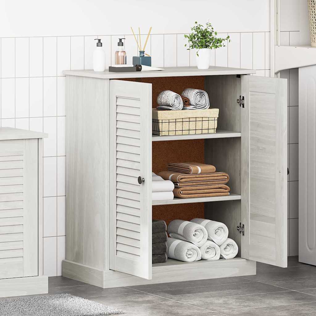 vidaXL Szafka Łazienkowa VIGO Biały i Biały Antyk 68 x 34 x 80 cm