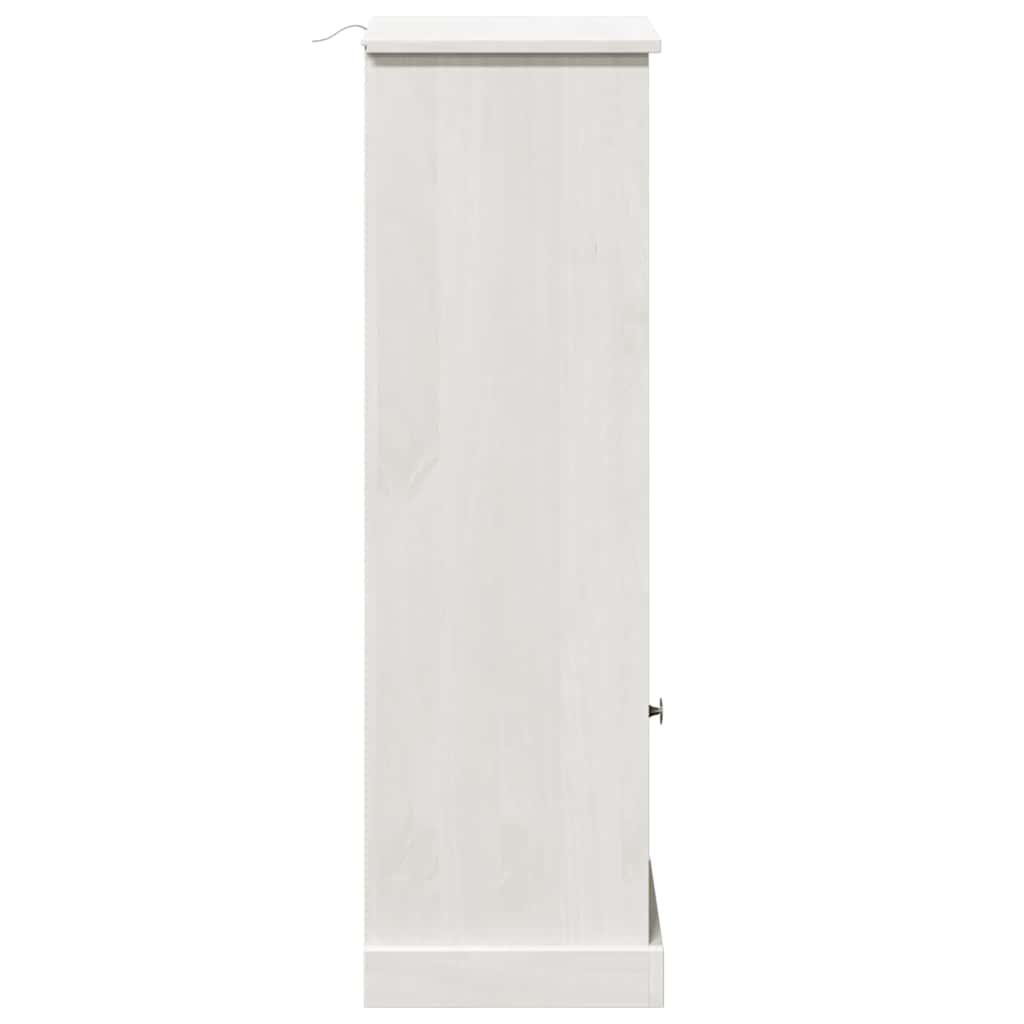 vidaXL Szafka Łazienkowa VIGO Biały i Biały Antyk 37 x 34 x 110 cm