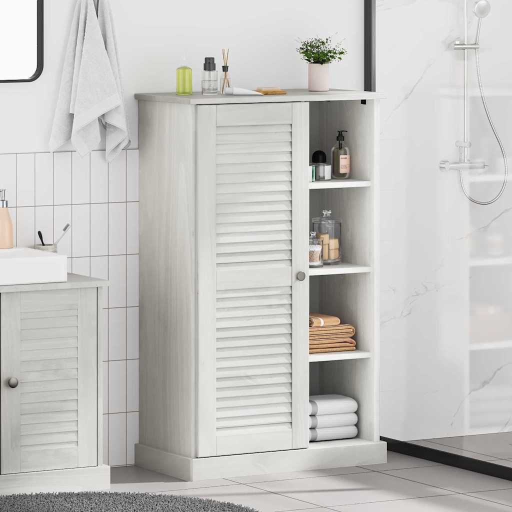 vidaXL Szafka Łazienkowa VIGO Biały i Biały Antyk 68 x 34 x 110 cm