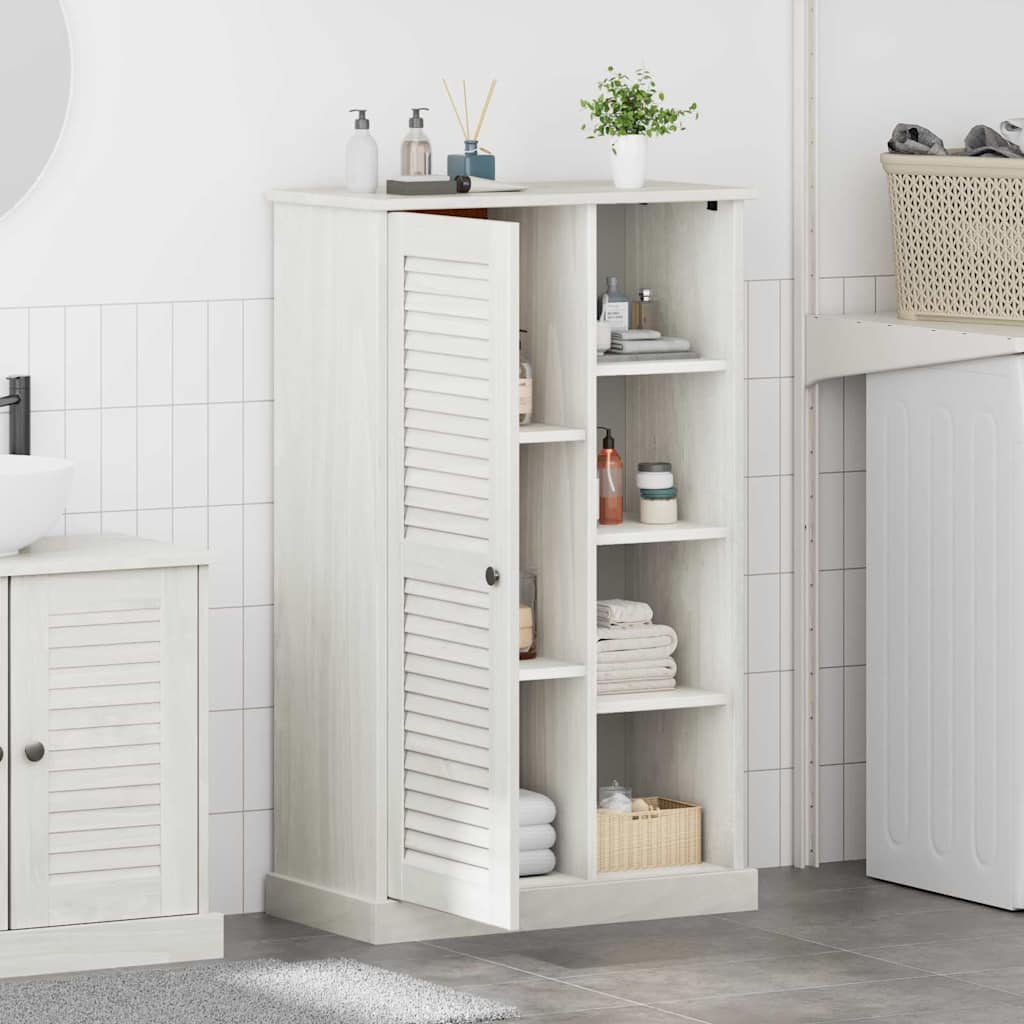 vidaXL Szafka Łazienkowa VIGO Biały i Biały Antyk 68 x 34 x 110 cm