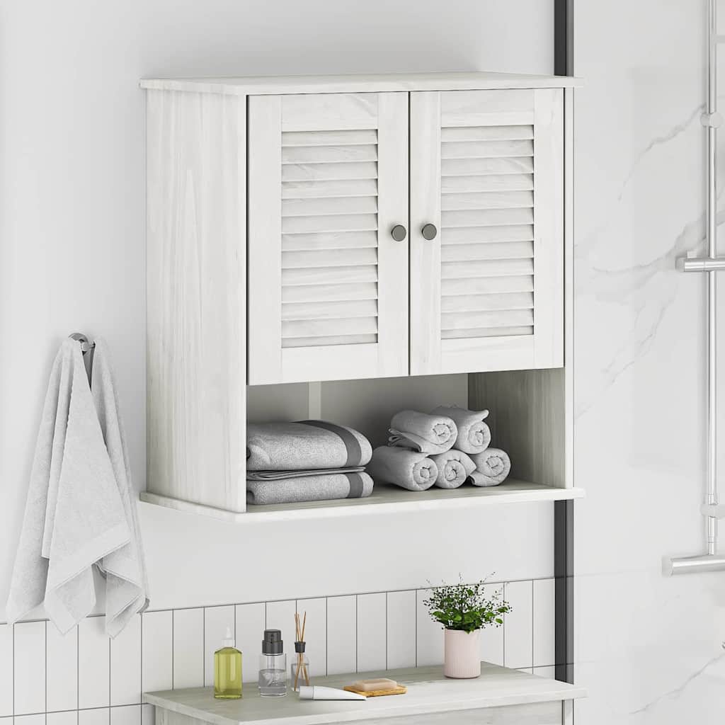 vidaXL Szafka Łazienkowa VIGO Biały i Biały Antyk 67,5 x 34 x 71,5 cm