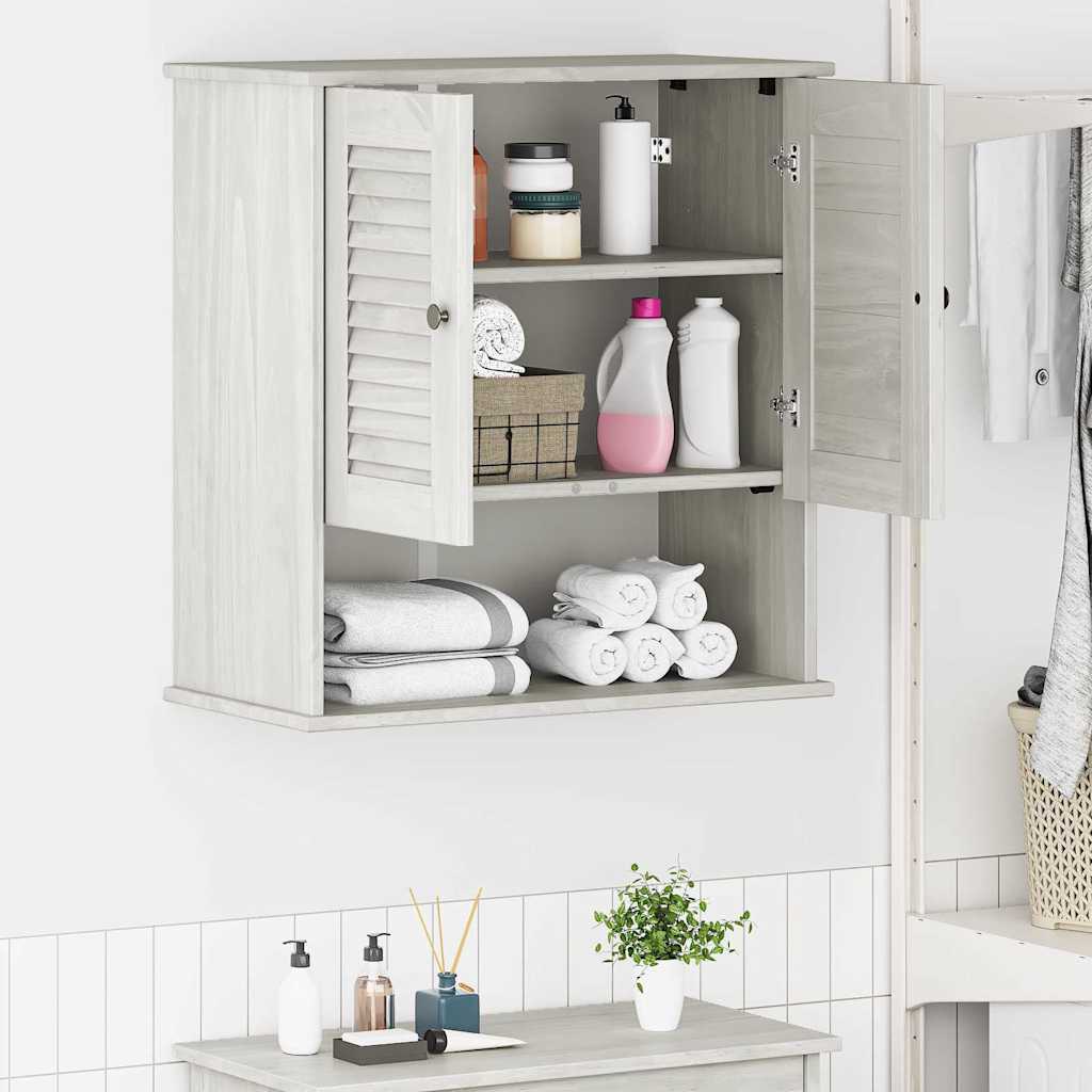 vidaXL Szafka Łazienkowa VIGO Biały i Biały Antyk 67,5 x 34 x 71,5 cm