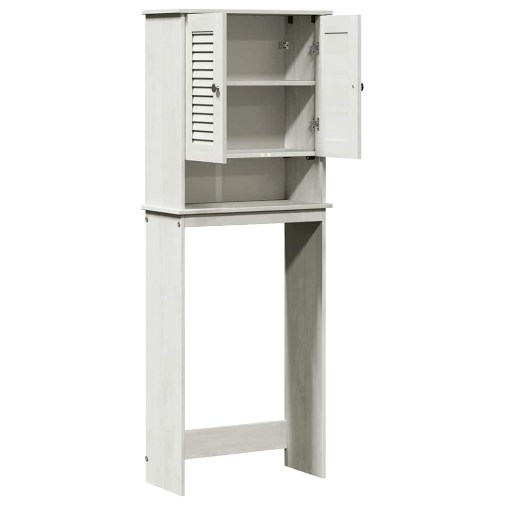 vidaXL Szafka toaletowa VIGO Biały i Biały Antyk 60 x 27 x 161 cm