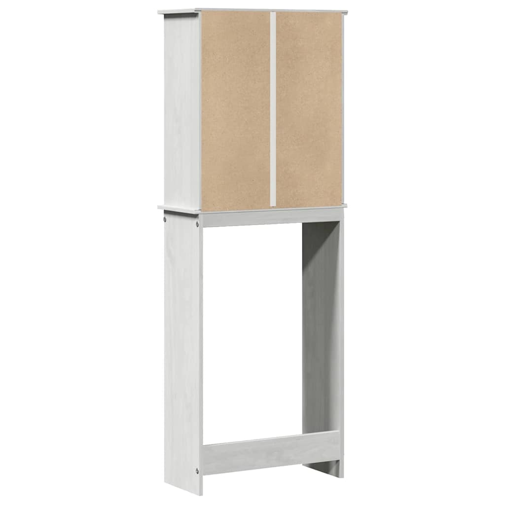 vidaXL Szafka toaletowa VIGO Biały i Biały Antyk 60 x 27 x 161 cm