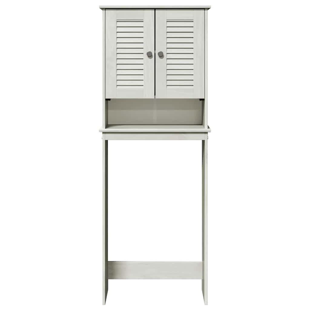 vidaXL Szafka toaletowa VIGO Biały i Biały Antyk 60 x 27 x 161 cm