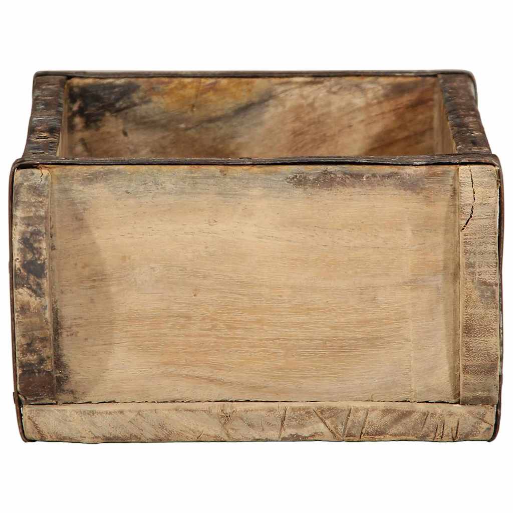 vidaXL Taca Brązowy 30 x 15 x 9 cm Lite Drewno Recyklingowe