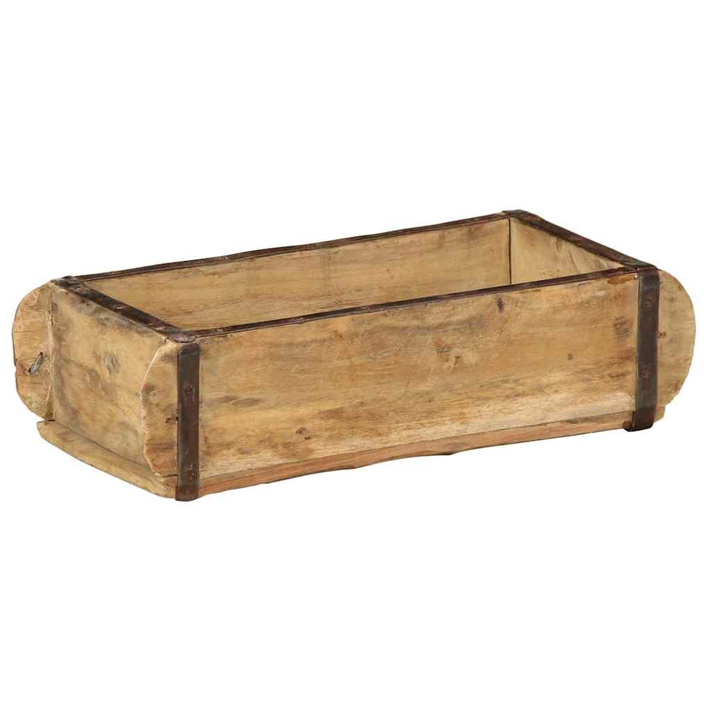 vidaXL Taca 4 szt. Brązowy 30 x 15 x 9 cm Lite Drewno Recyklingowe